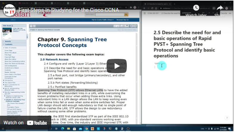 Video: First Steps In Studying for the Cisco CCNA