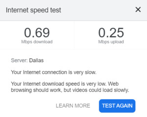 And You Thought Your Internet Connection Was Slow?