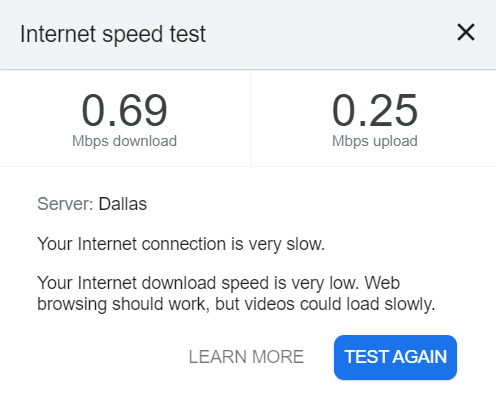 And You Thought Your Internet Connection Was Slow?